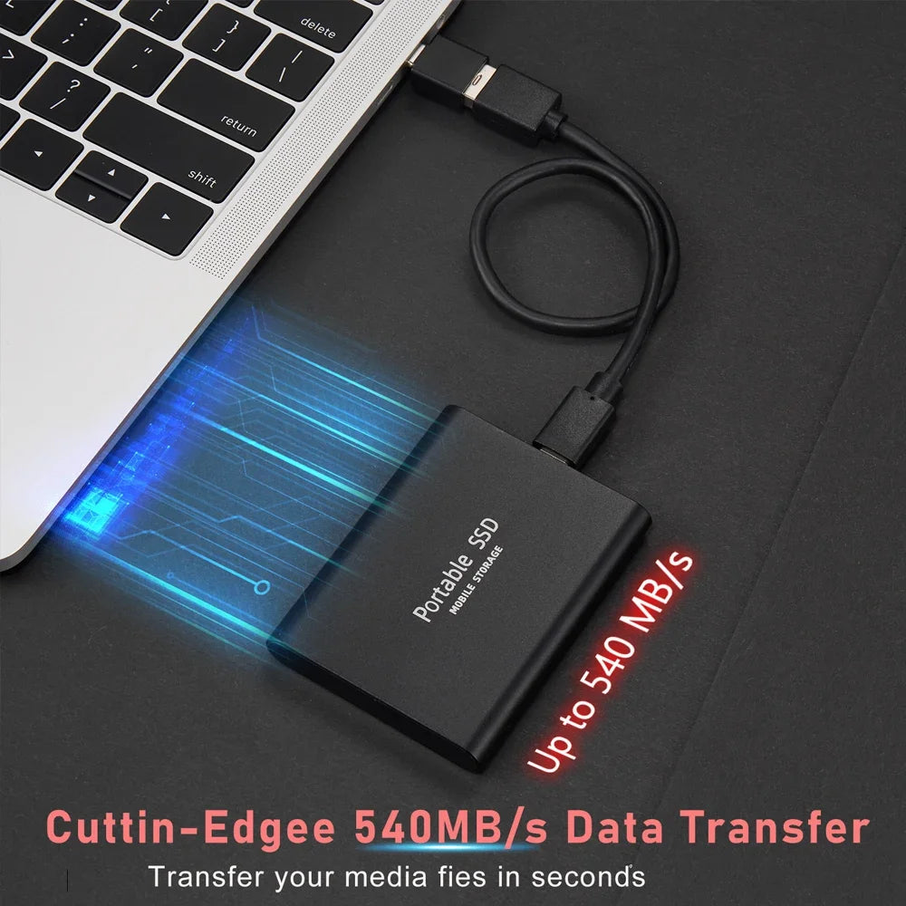 Large Capacity External Hard Drive Quiet Operation