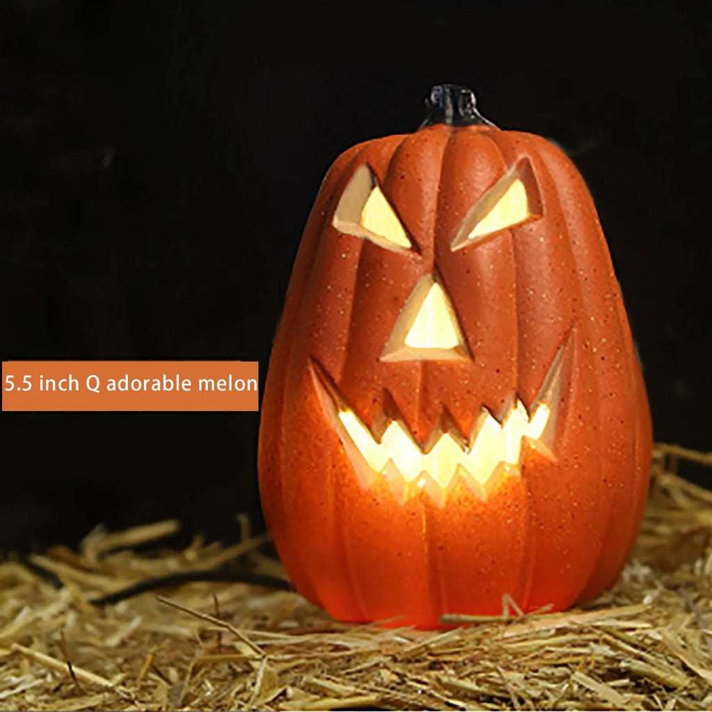 Halloween Led Pumpkin Lantern Glowing Pumpkin Decor