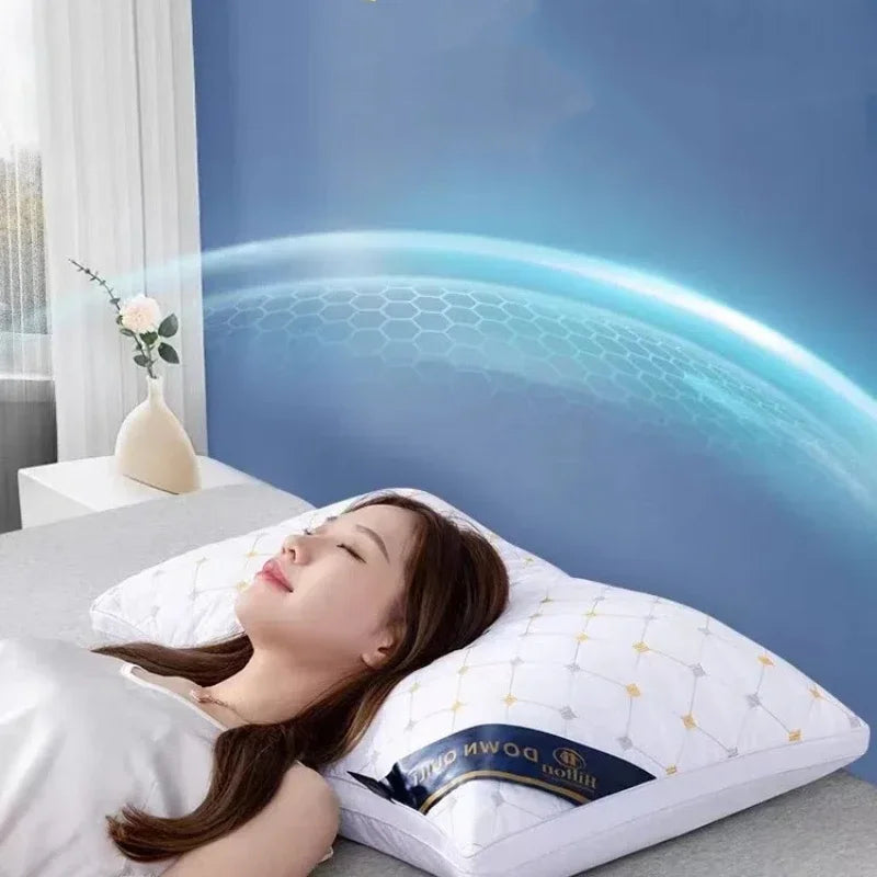 1PCS Hotel Pillows Specifically Designed for Cervical Spine Protection and Sleep Aid Home Use Dormitory Single Pillow Core