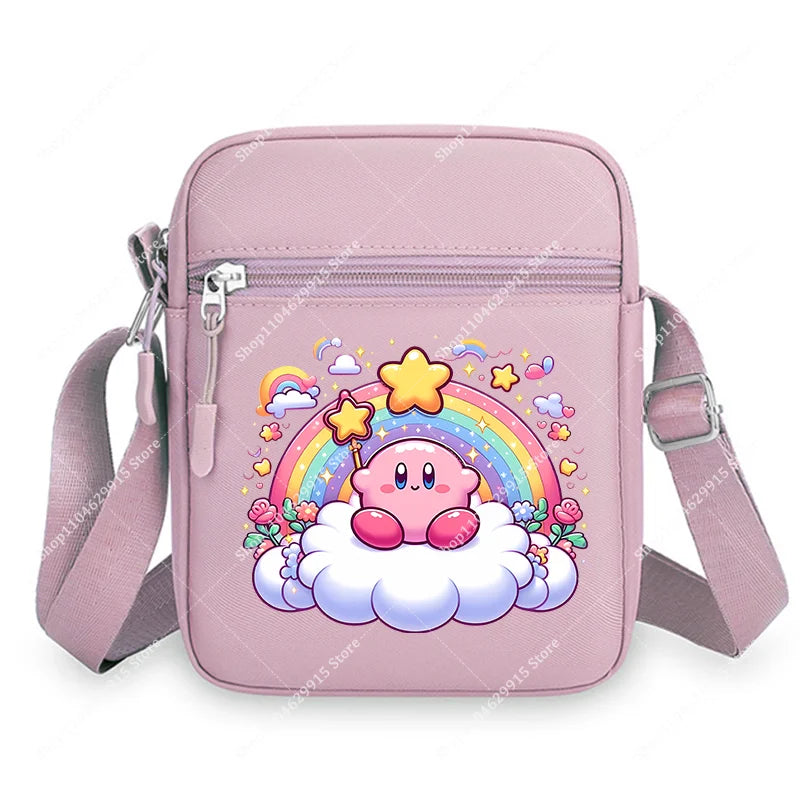 Star Kirbys Shoulder Bags Cute Cartoon Anime Crossbody Bag