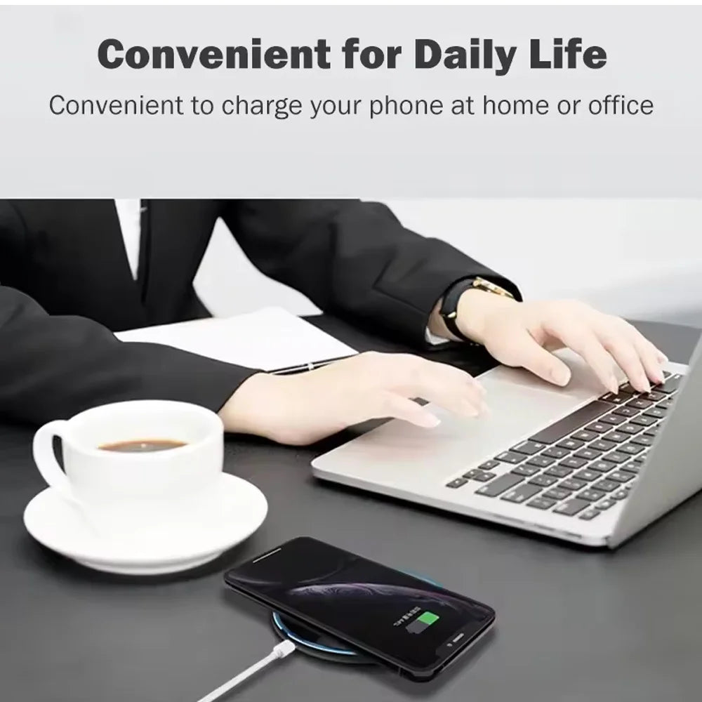 30W Wireless Charger Pad for iPhone , Samsung S26 Xiaomi