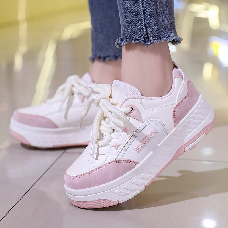 Children Junior Roller Skate Shoes Kids Sneakers