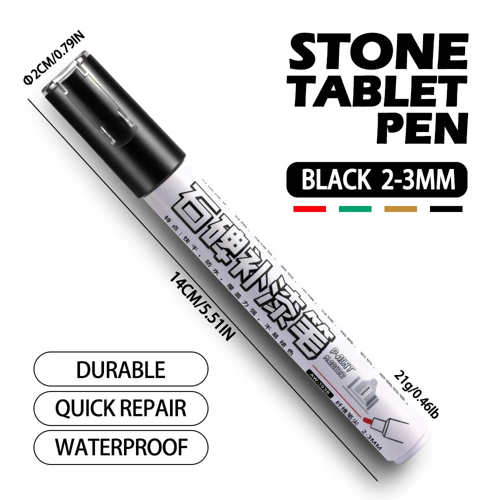 4 Colors Tombstone Marker Pen Professional Inscription Repair
