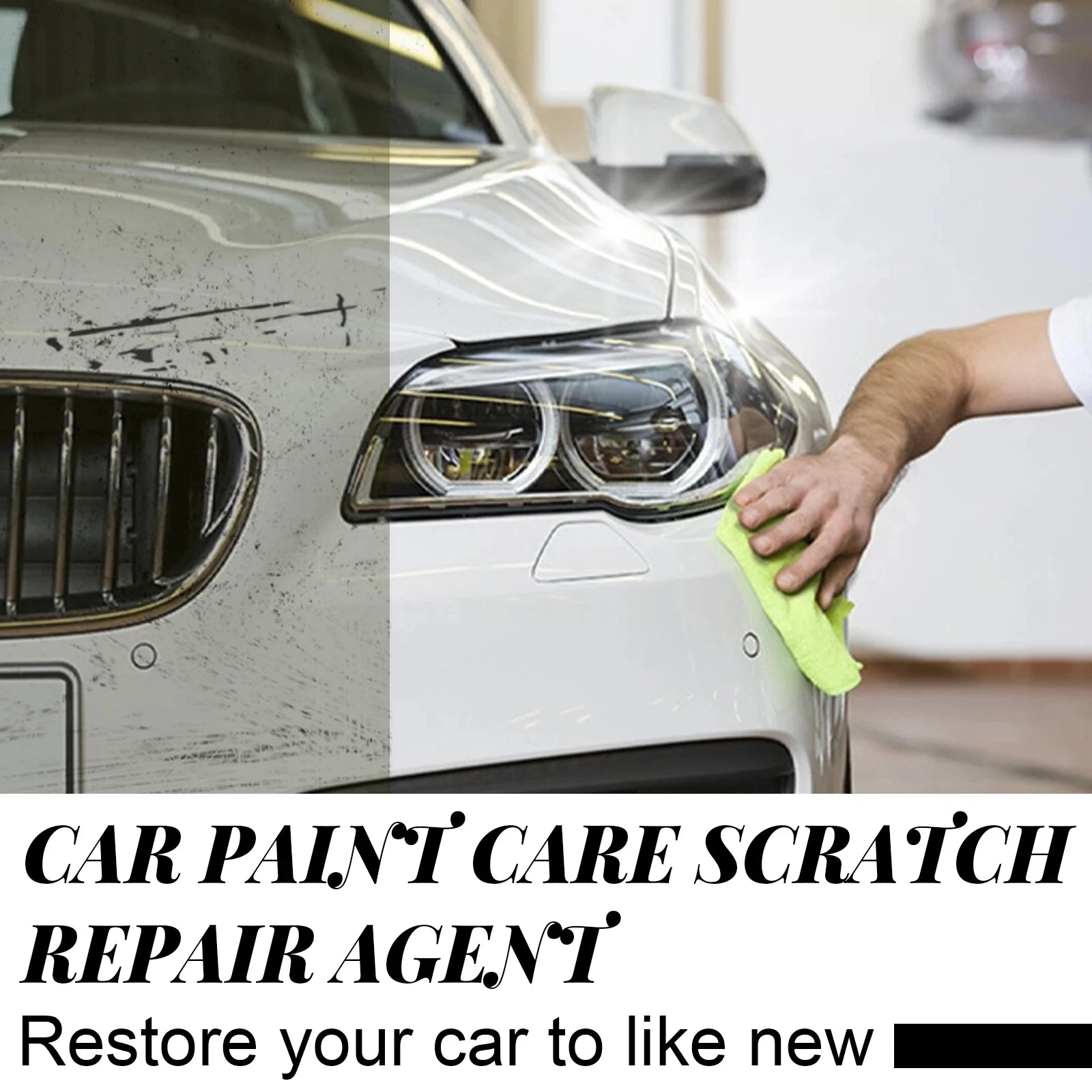 Nano surface polish, scuff removal, coat restoration, protective sealant, body & paint maintenance, fit various vehicles