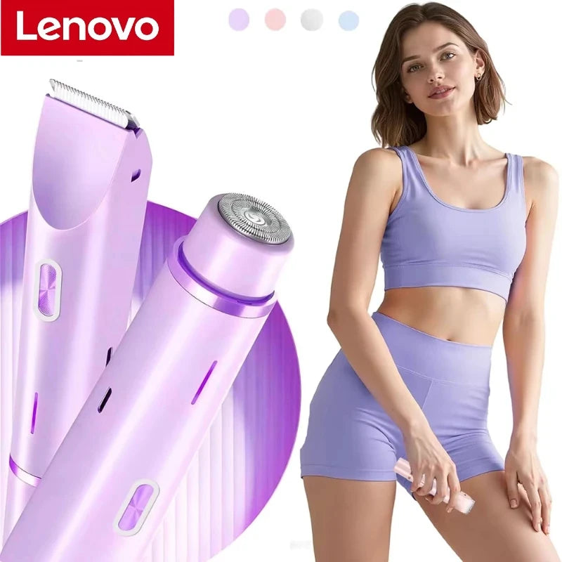 Lenovo Electric Razors for Women 2 in 1 Electric Shaver for Pubic