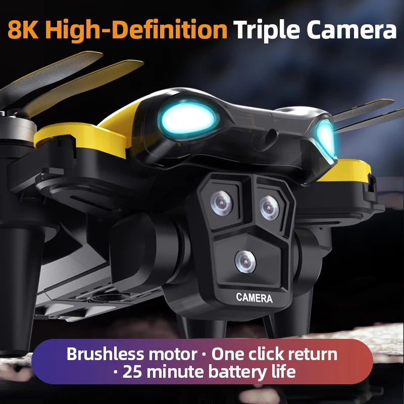 New B9 Pro RC Drone 4K 1080P Wide Angle Dual HD Camera Foldable Quadcopter WiFi FPV Altitude Hold
