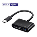 3 in 1 Type C Card Reader Adapter OTG TF SD Card Reader
