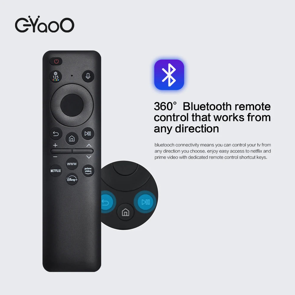 BN59-01432J Suitable For Samsung Smart TV Battery Remote Control Replacement Without Solar  Compatible with Neo QLED 8K 4K Serie