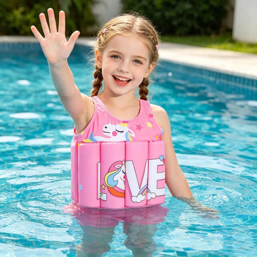 Toddler Boy Swimsuit Buoyancy Float Swimming Suit 1 to 2 3 4 5 Years