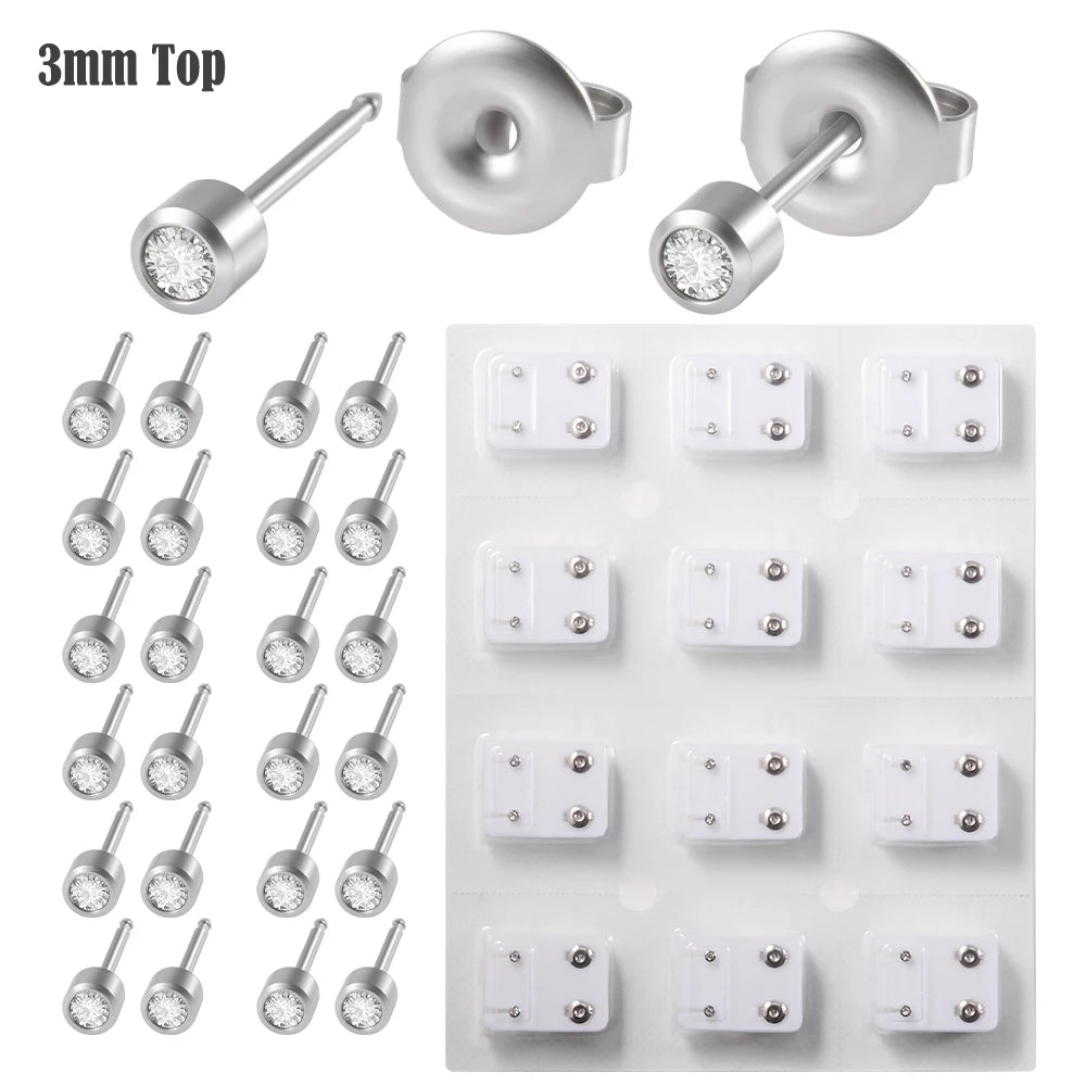 Professional Ear Piercing Gun Tool Set Steel Stud Earrings Safe