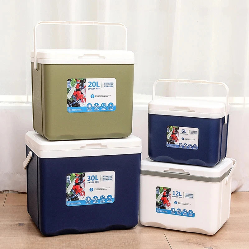 2026 New 12L Fishing Cooler Box Outdoor Ice Box Portable Camping Cooler Container for Hiking Fishing Tackle Storage