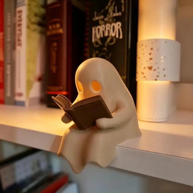 1pcs Halloween Ghost Book Lamp Desktop Ornament Cute