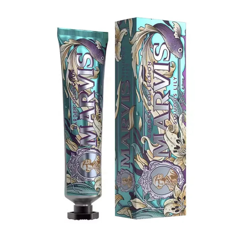 Marvis Whitening Healtmint Freshen Breath Toothpaste Italy Original 75ml Remove Smoke Stains Yellowing Toothpaste Teeth Whitenin
