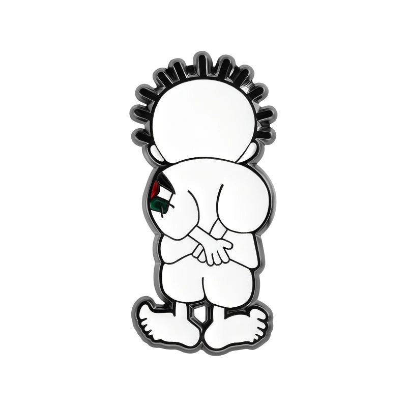 World Peace Freedom Enamel Pins Custom Boy Brooches Lapel Badges Cartoon Free Vintage Jewelry Gift for Friends