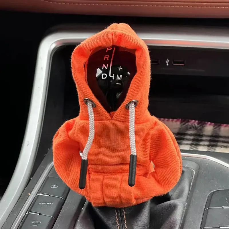 New Car Gear Shift Hoodie Cover Shift Cover Gear Handle Decoration Fits Manual Automatic Car Shift Lever Interior Decor Ornament