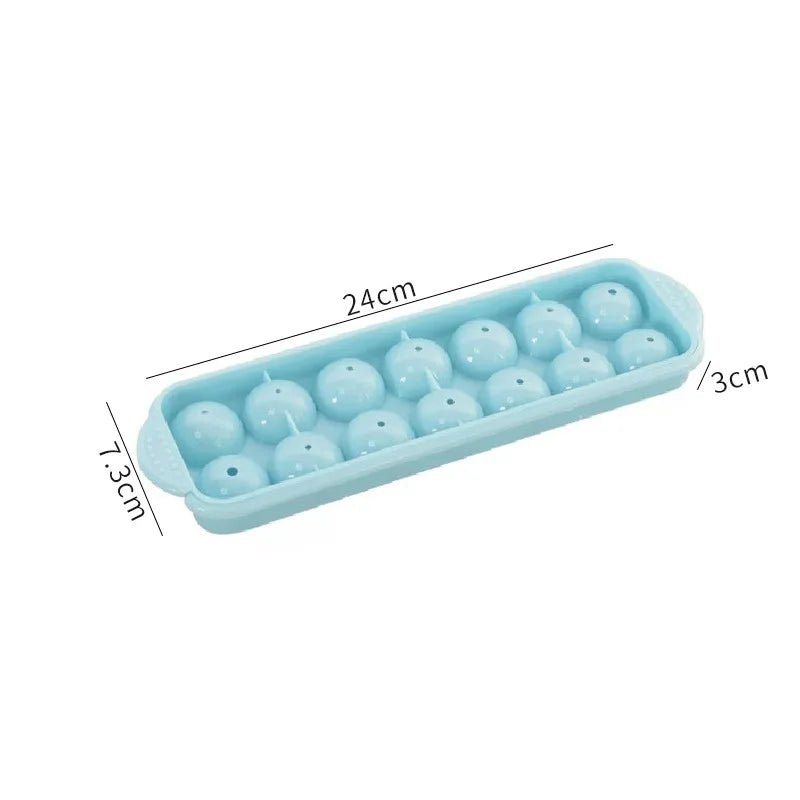 3D Round Balls Ice Plastic Molds DIY Cube Tray Silicone Molds