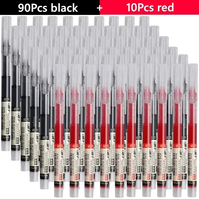 3-102Pcs/set High Quality Needle Type Gel Pens Straight