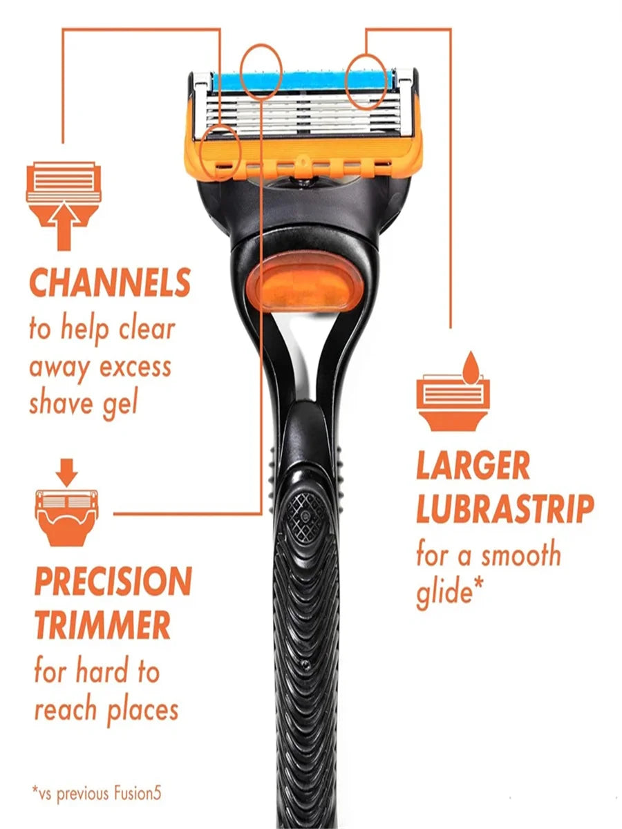 Gillette Fusion 5 Men's Razor with 5-Layer Blades Precision Trimmer
