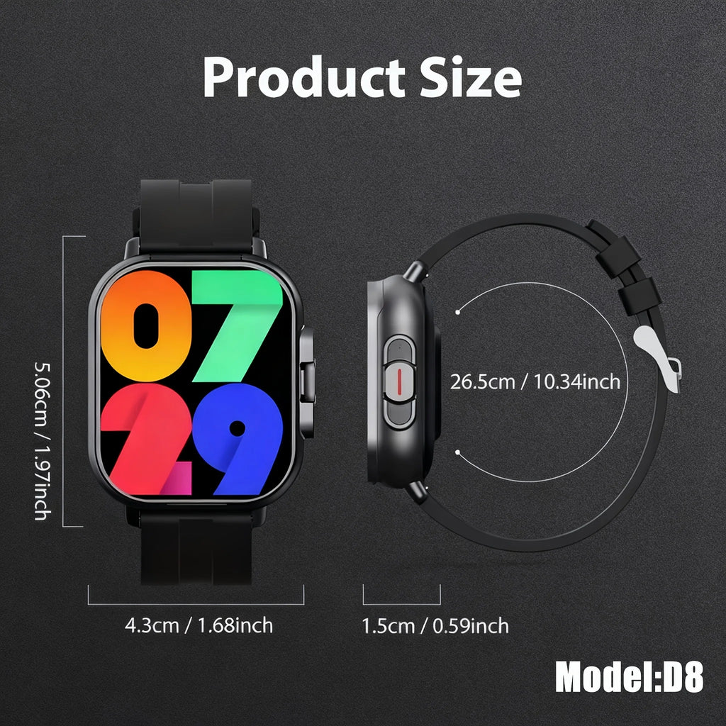 New Full Touch Smartwatch, AI Real-time Translation