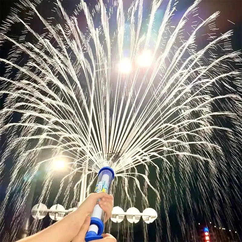 Summer Fireworks Water Toy, Water Tool Beach Small Water Spray Pulling Fireworks Water Gun Children Drifting Play Gift Toy