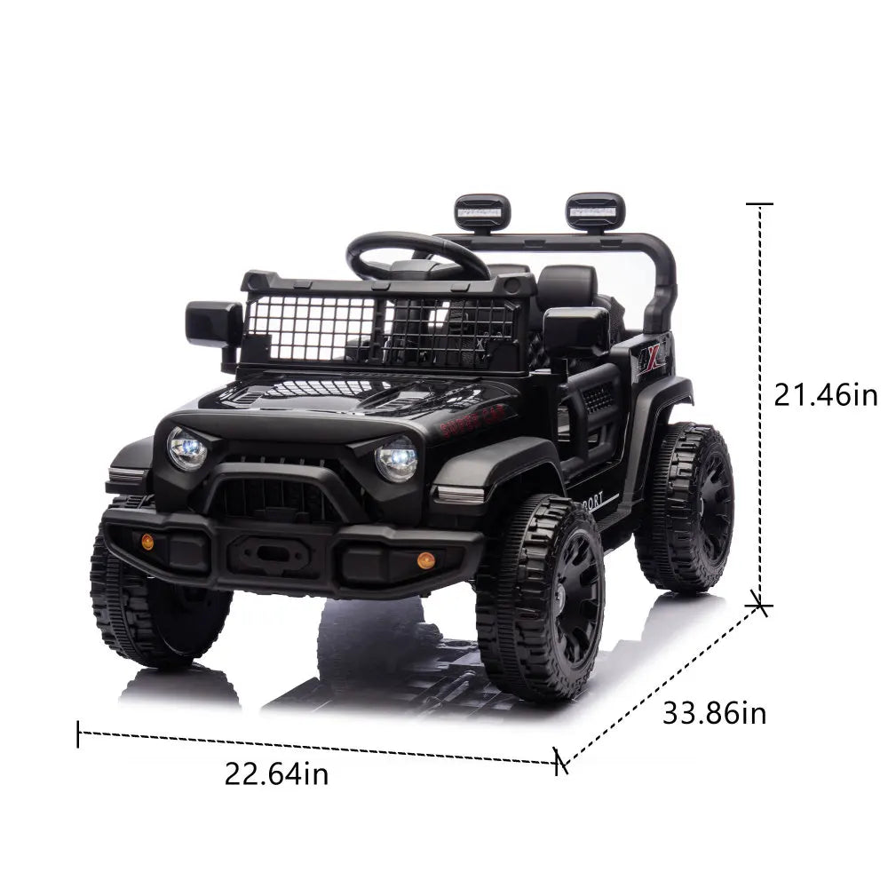 24V Kids Ride on Car W/Parents Control,Four-wheel suspension,2WD,Power display,Bluetooth,MP3,Music,LED headlight,Provide a speed of 1.86-3.11MPH For Kids Around 3 years old.