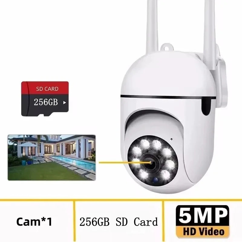 Home Camera HD 8MP Baby WIFI Camera Dual Lens Indoor Mobile Tracking