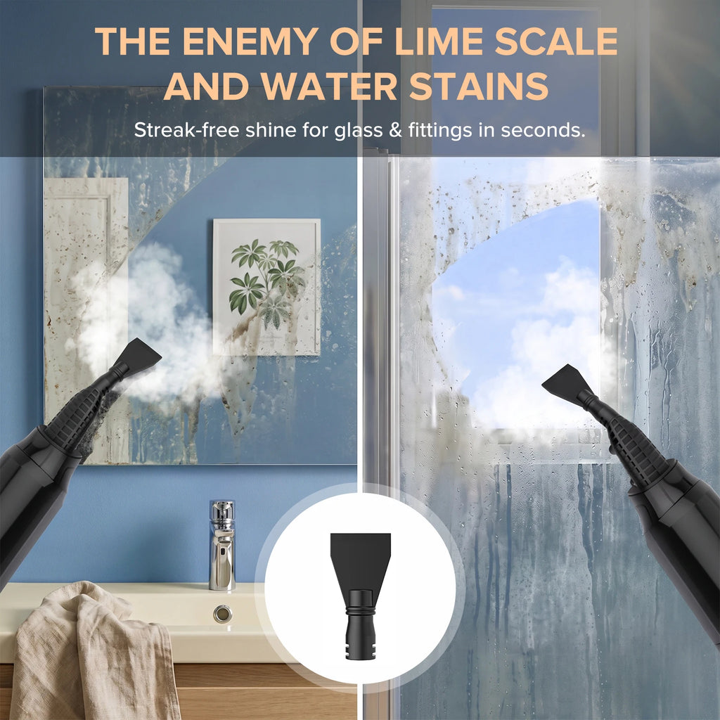 Lubluelu 1580W 6 in 1 Steam Mop Steam Cleaner Steam Broom Cleaner Electric Steam Mop Removes Stubborn Stains with 500ML Tank.