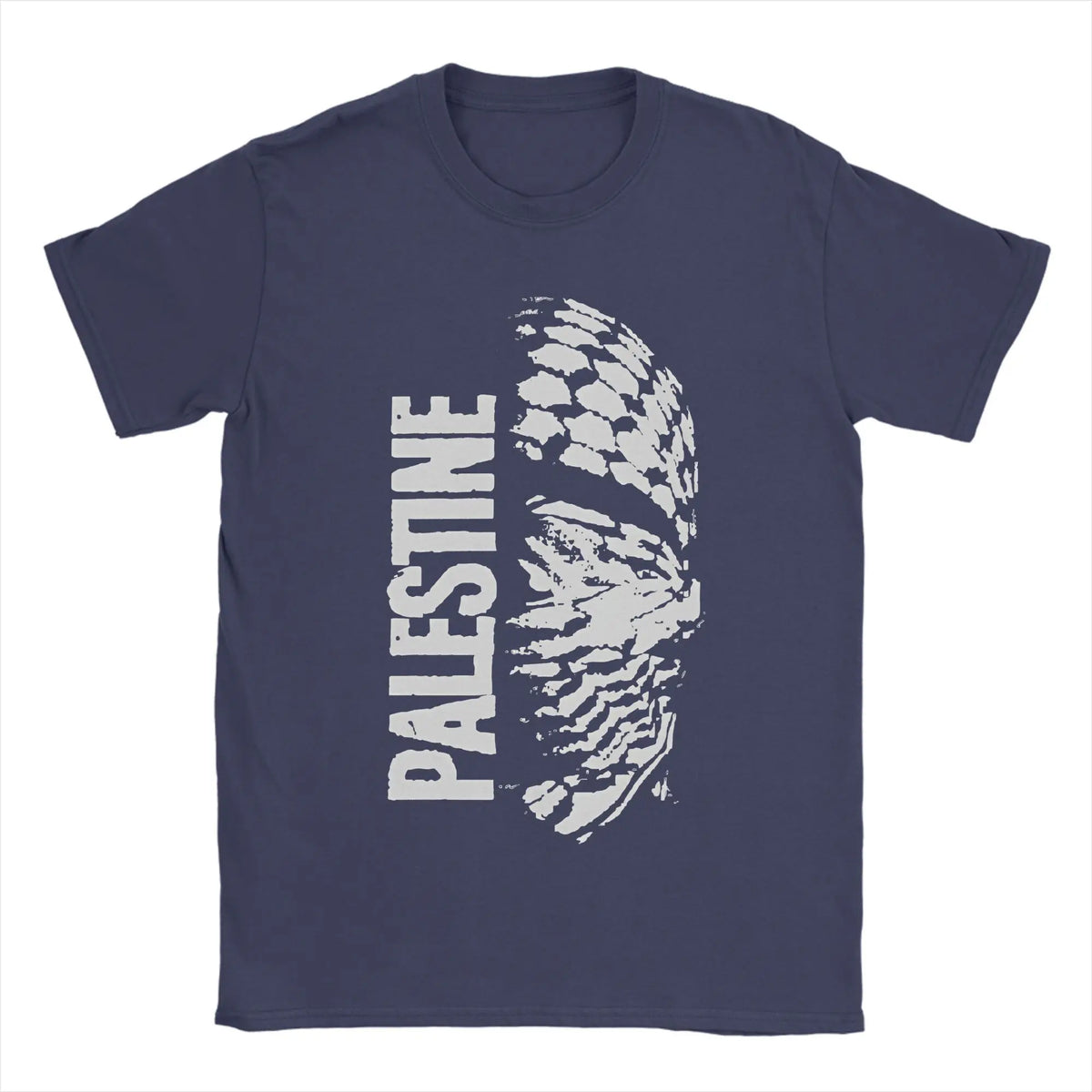 Men's Palestine Map  T Shirts  Cotton Clothing Novelty Short Sleeve Crewneck Tee Shirt Plus Size T-Shirts