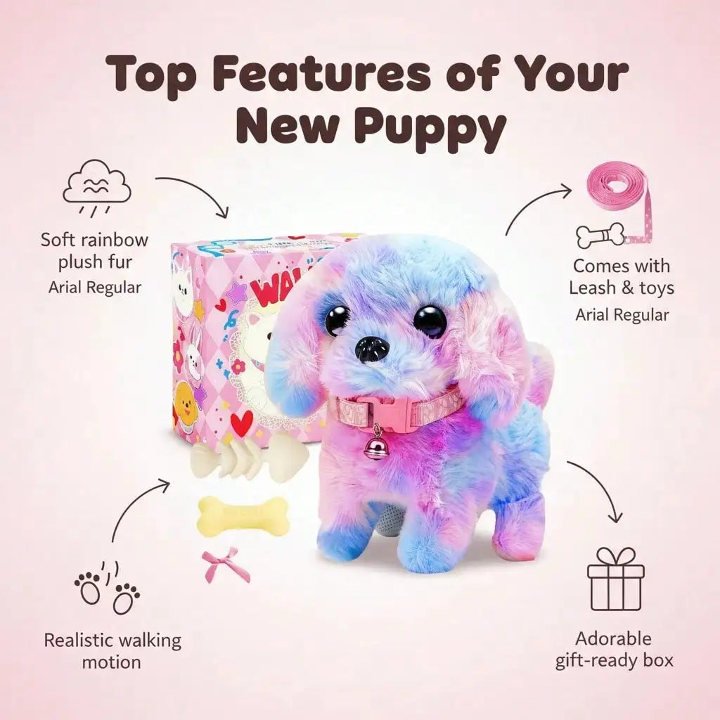 2026 New Electric Toy Puppy With Multiple Accessories Set,