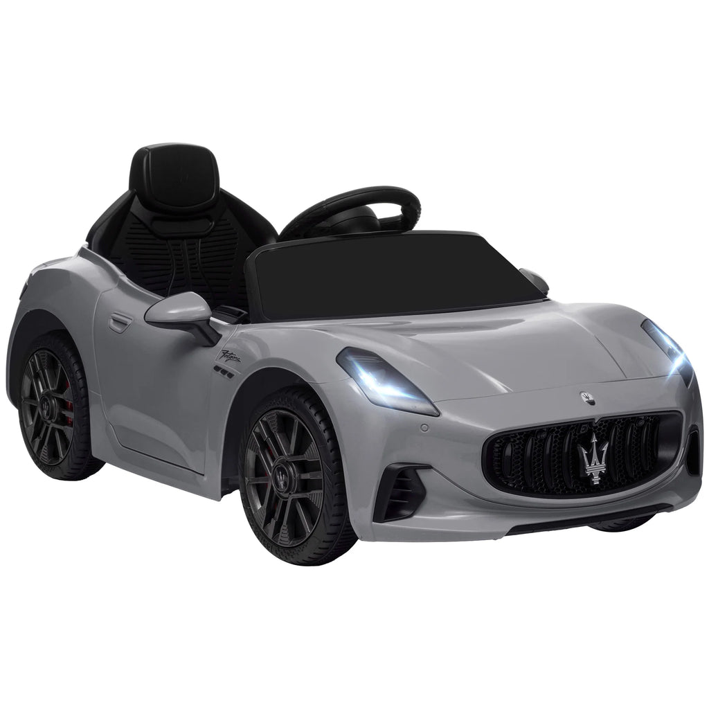 AIYAPLAY Kids Electric Car 12V Kids Car 2.4 GHz remote control 2 Motor Grey