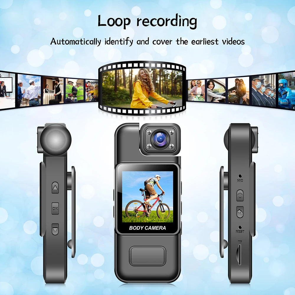 4K 2K 1080P HD Mini WiFi Camera Portable Digital Video Recorder Body Cam Infrared Night Vision