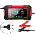 12V 6A Pulse Repair Smart Charger - LCD Display Fast Charge for AGM/GEL/Lead-