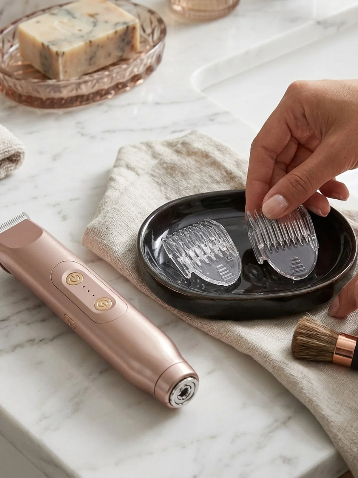Women Electric Shaver Double Heads Waterproof Portable