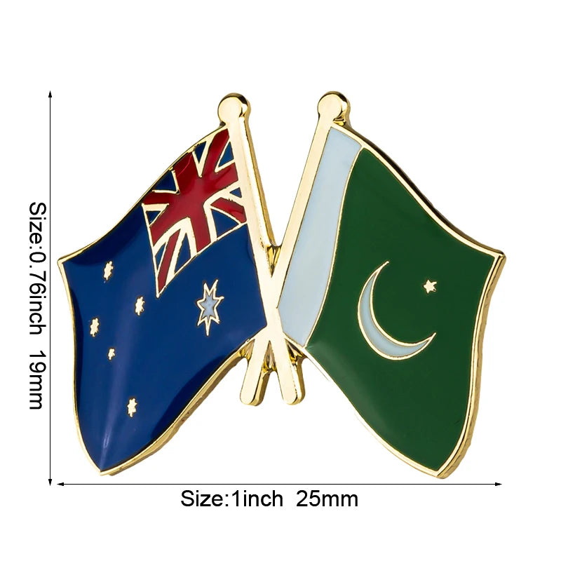 Australia Flag Badge Brooch Natinal Lapel Pins Flag Lapel Pins Country Flag Badge