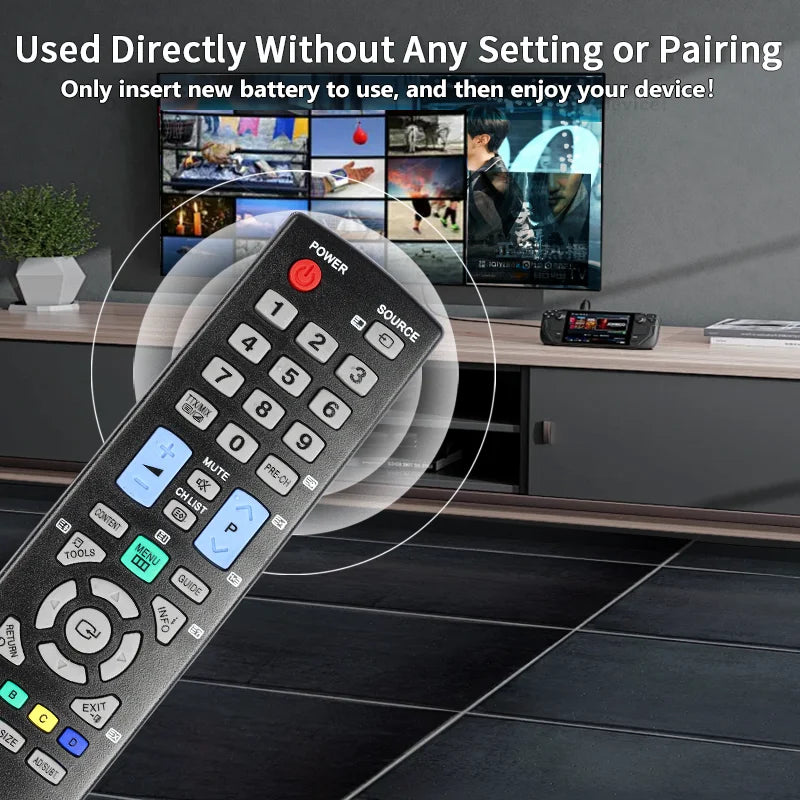 AA59-00496A For Samsung Remote Control Replacement, For Samsung TV T22A300 T27A300 LE40D503 UE22D5003 UE40D5003 PS51D530A5