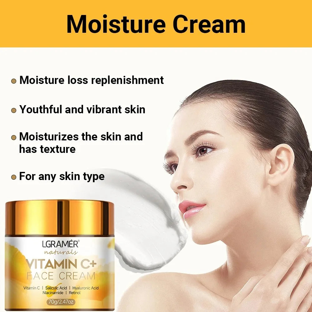 Vitamin C Facial Cream Retinol Smooth Wrinkle Moisturizing Firming