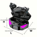 Bluetooth TWS Gaming Earphones Low Latency Wireless