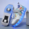 Children's Roller Shoes with LED Light Up 2 Wheels