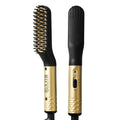 Hot Comb Straightener Electric Negative Ion Heating Comb For Men Beard Hair Straightening Brush Wet Dry Use Quick Hair Styler