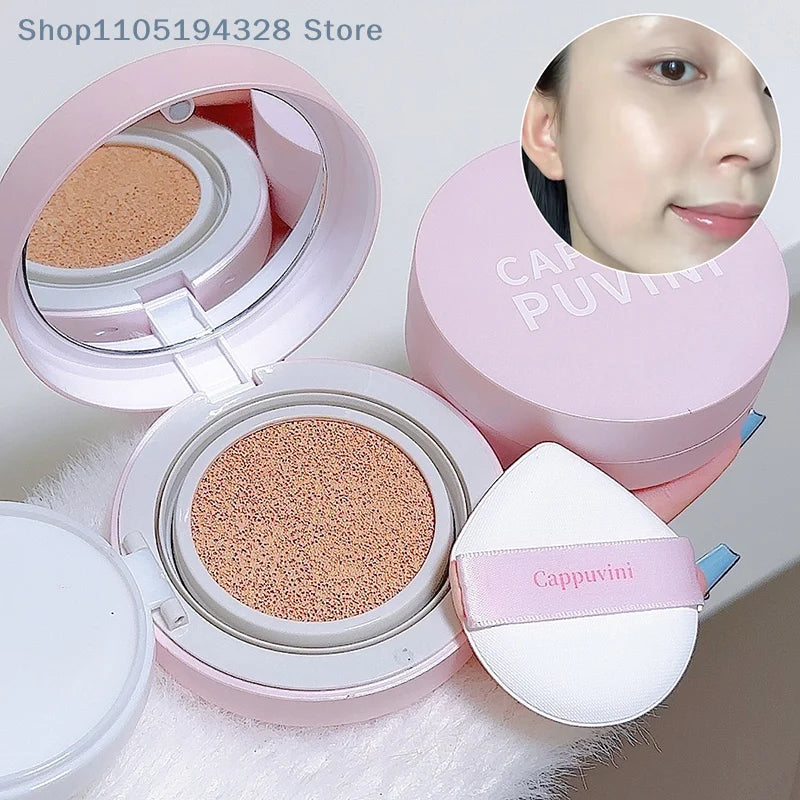 [MP]Cappuvini Moisturizing Air Cushion Cream Light Waterproof Natural Liquid Foundation Brightens Skin Tone Air Cushion BB Cream