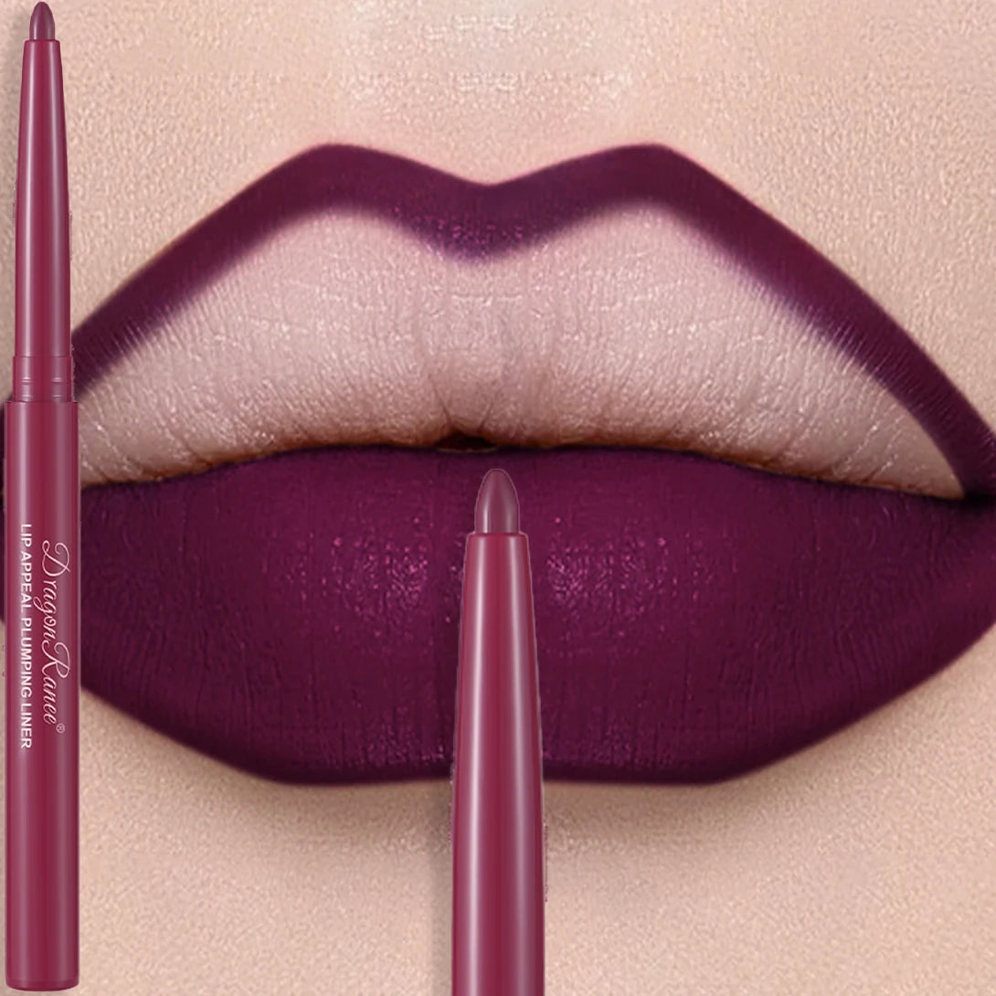 Multi Color Matte Lip Liner Crayon, Velvet Waterproof Lip Pencil