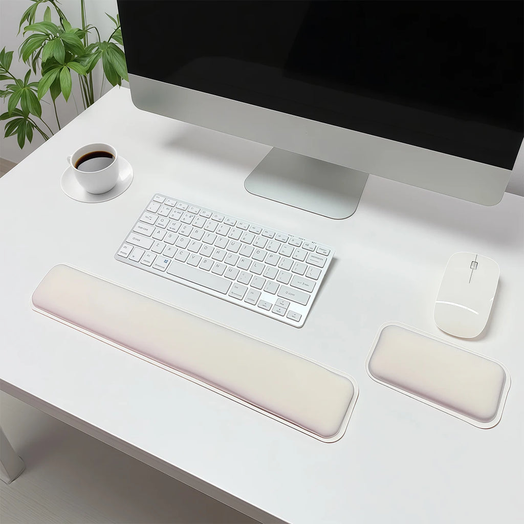 Wrist Rest for Keyboard and Mouse, Computer Ergonomic Wrist Support Pad