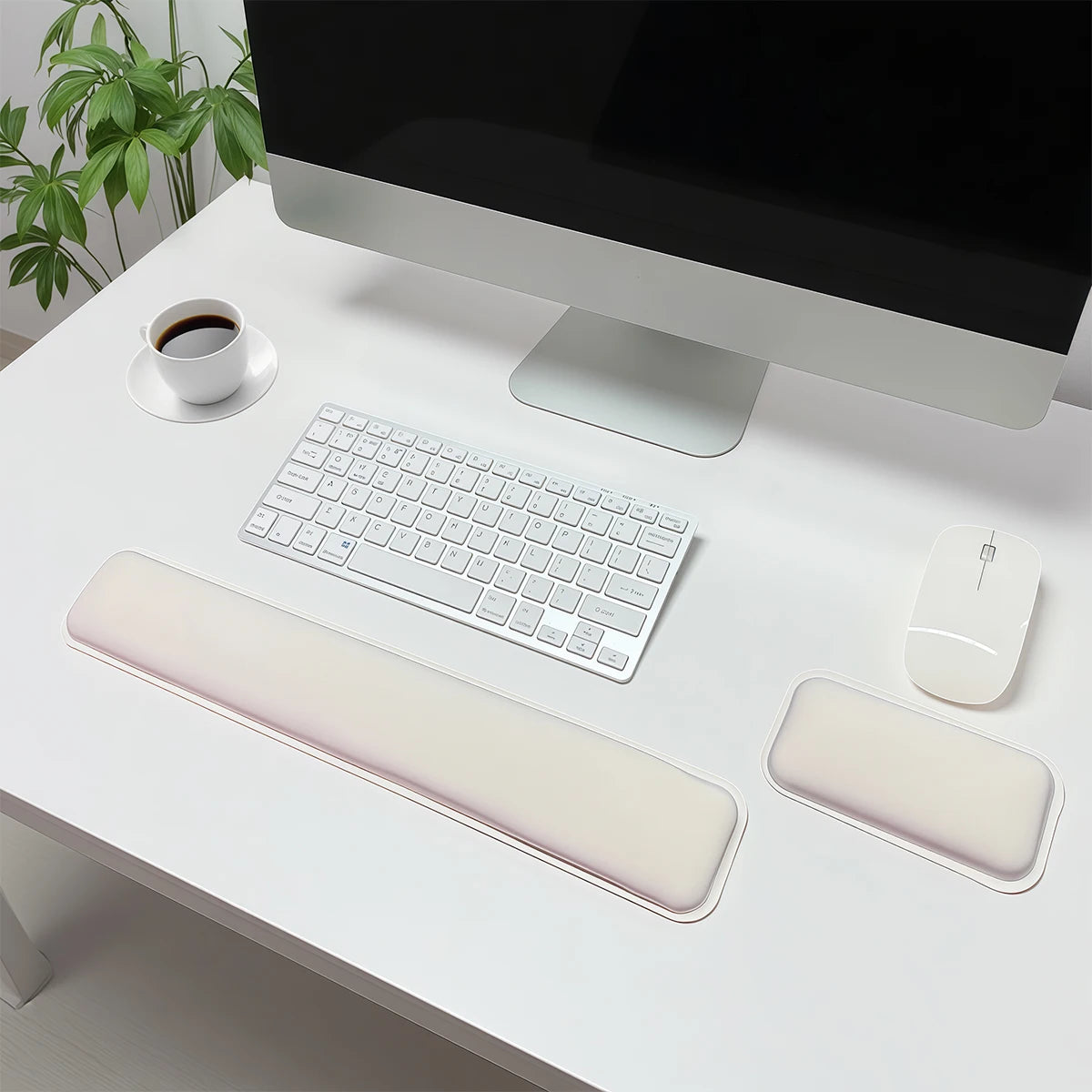 Wrist Rest for Keyboard and Mouse, Computer Ergonomic Wrist Support Pad