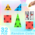 32pcs Magnetic Building Blocks 3D Diamond Magnet Tiles with Iron Case Magnetic Designer Construction Toys for Children Gift