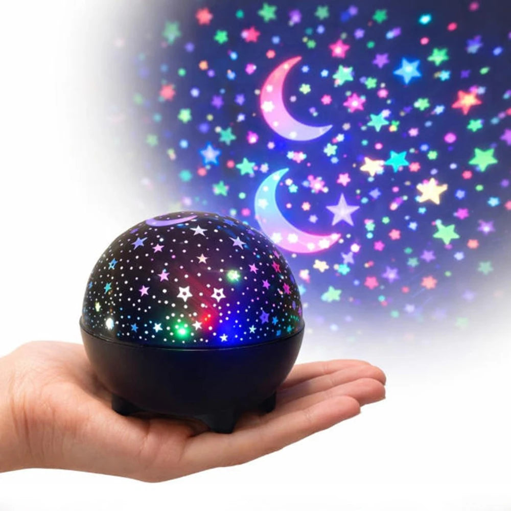 RGB Night Light LED Atmosphere Projector Light 5V USB Starry Moon Galaxy