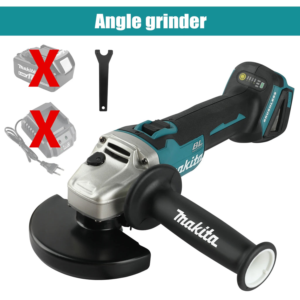 Makita DGA506 Brushless Electric Angle Grinder Rechargeable Cutting Machine 18V High Power Polishing Machine For Makita Battery