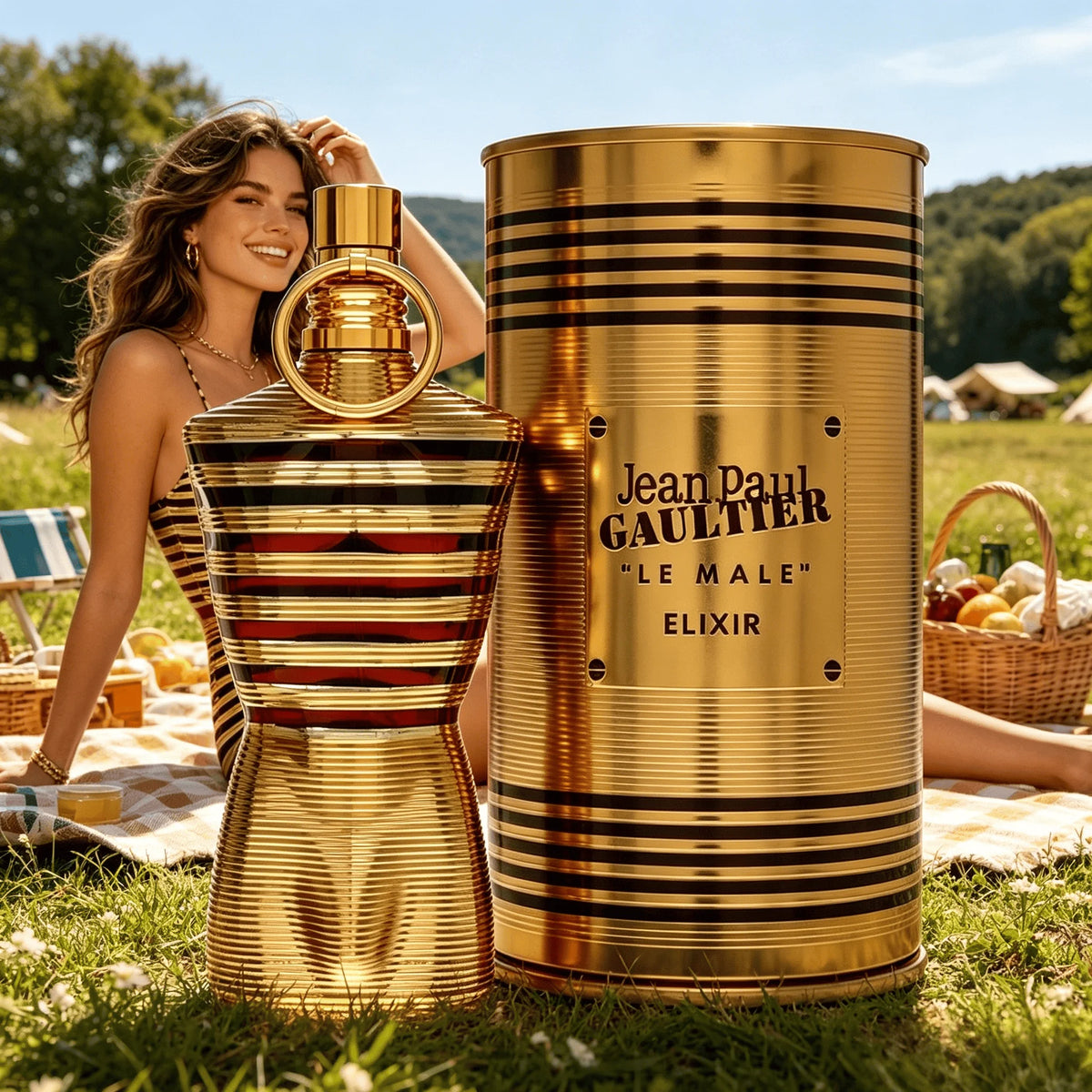 Jean Paul Gaultier Le Male Le Parfum - Amber Woody Eau De Parfum Intense for Men Fragrance