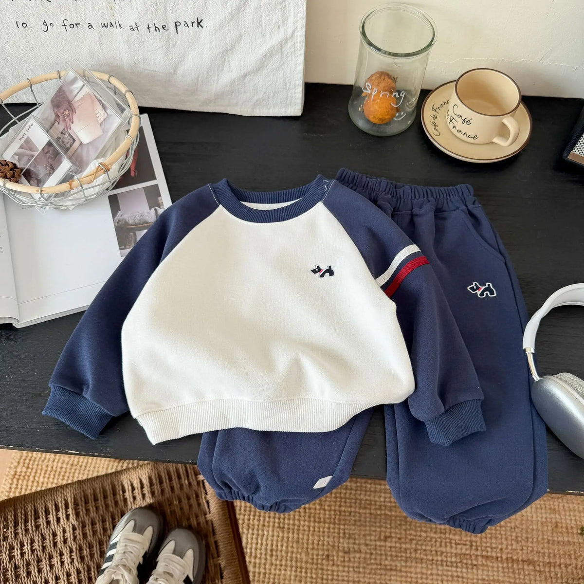 2026 New Autumn Kids Clothes Sets Baby Boy Girls Color