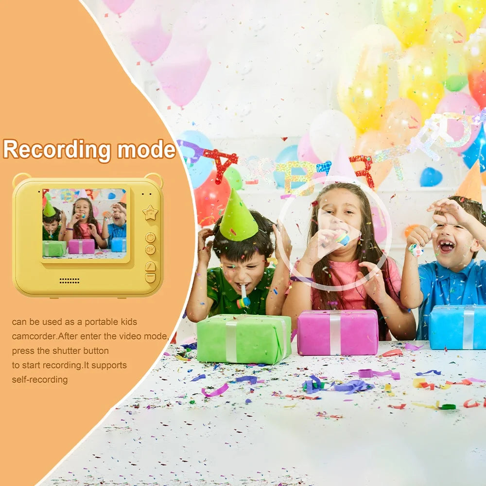 Children Digital Camera Instant Print for Kids Thermal