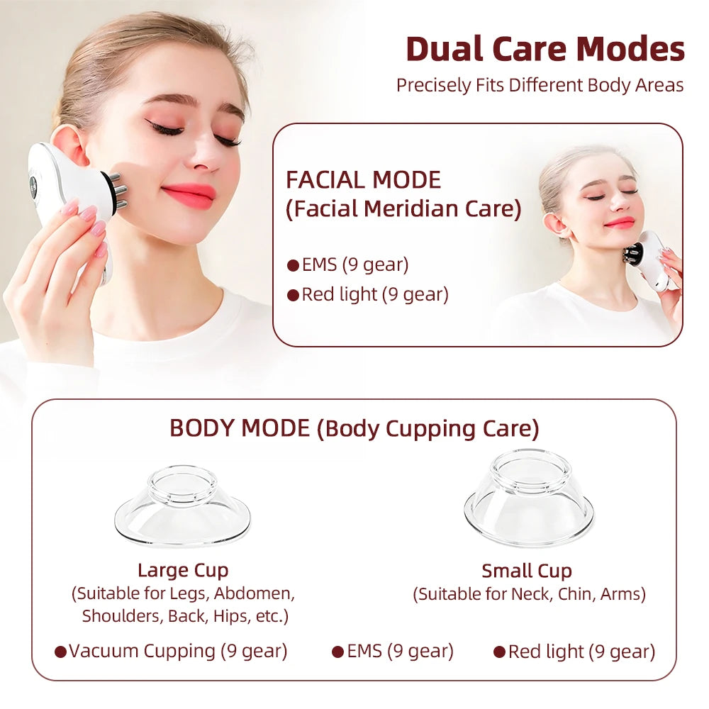 3+1 Body Sculpting Machine Red Light Vacuum Cupping